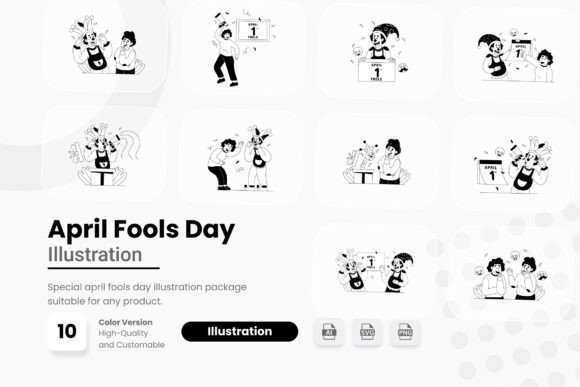 April Fools Day 2D Illustration Guide