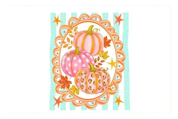 Autumn Pumpkin Illustration Clipart
