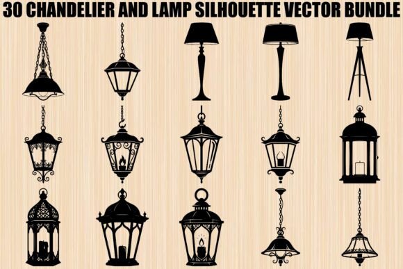 Chandelier Lamp SVG Bundle: A Practical Guide to Using Luxury Lighting Vectors