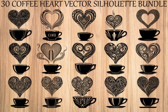 Coffee Heart Silhouette Bundle: A Practical Guide for Crafters and Designers