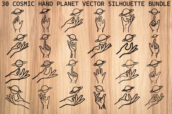 Cosmic Hand Planet Silhouette Bundle: A Practical Guide for Designers and Makers