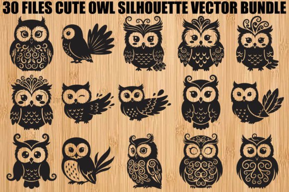 Evaluating the Cute Owl Silhouette SVG Bundle for Crafting and Design