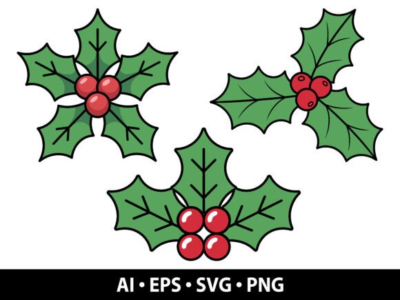 Evaluating the Holly Berry Vector SVG Bundle for Holiday Design Projects