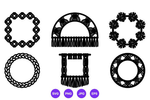 Ornamental Round Black Wreaths: A Versatile Design Asset for Modern Creators