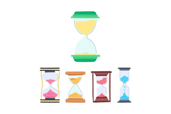 Sandglasses Measuring Time with Falling: A Tangible Tool for Focus and Flow