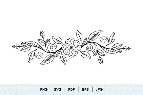 Strategic Visual Communication: Leveraging the Elegant Floral Vine Border SVG