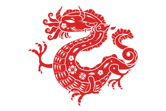 Unveiling the Red Dragon Silhouette: Symbolism, Style, and Significance in Chinese Zodiac Art